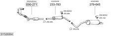 BOSAL SYS26564 — Sistem de evacuare complet