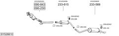 BOSAL SYS26610 — Sistem de evacuare complet