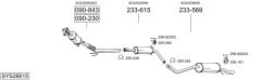 BOSAL SYS26615 — Sistem de evacuare complet