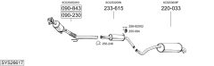 BOSAL SYS26617 — Sistem de evacuare complet