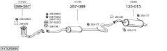 BOSAL SYS26660 — Выхлопная система в сборе