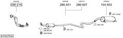 BOSAL SYS27033 — Sistem de evacuare complet