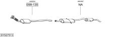 BOSAL SYS27513 — Sistem de evacuare complet