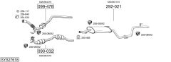 BOSAL SYS27618 — Sistem de evacuare complet