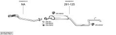 BOSAL SYS27621 — Sistem de evacuare complet