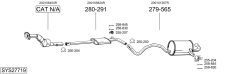 BOSAL SYS27719 — Выхлопная система в сборе