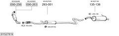 BOSAL SYS27819 — Sistem de evacuare complet
