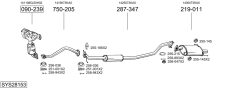 BOSAL SYS28153 — Sistem de evacuare complet