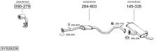 BOSAL SYS28258 — Выхлопная система в сборе