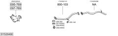 BOSAL SYS29468 — Sistem de evacuare complet