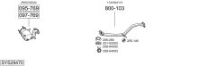 BOSAL SYS29470 — Sistem de evacuare complet