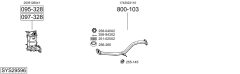 BOSAL SYS29596 — Sistem de evacuare complet