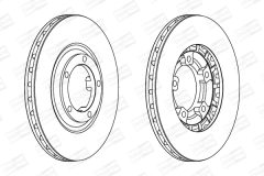 CHAMPION 561580CH — Тормозной диск
