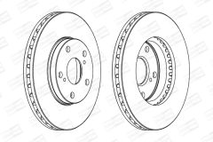 CHAMPION 561676CH — Disc de frână