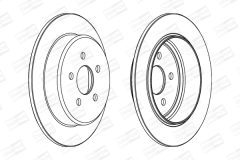 CHAMPION 562656CH — Disc de frână
