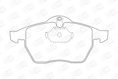 CHAMPION 571920CH — Plăcuțe de frână disc
