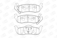 CHAMPION 573319CH — Plăcuțe de frână disc