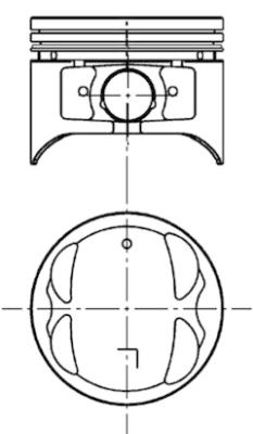 KOLBENSCHMIDT 40062600 — Piston motor