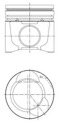 KOLBENSCHMIDT 40074600 — Piston motor
