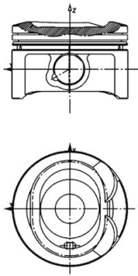 KOLBENSCHMIDT 40080600 — Piston motor