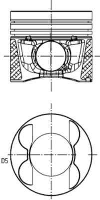 KOLBENSCHMIDT 40095600 — Piston motor