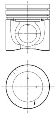 KOLBENSCHMIDT 40100600 — Поршень