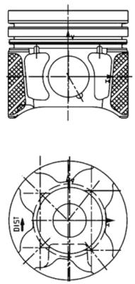 KOLBENSCHMIDT 40179600 — Поршень
