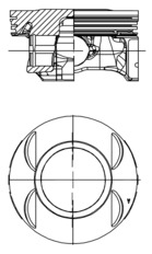KOLBENSCHMIDT 40199600 — Поршень
