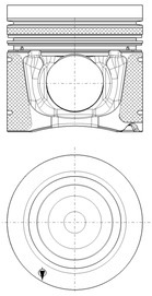 KOLBENSCHMIDT 40270600 — Piston motor