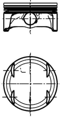 KOLBENSCHMIDT 40348600 — Piston motor