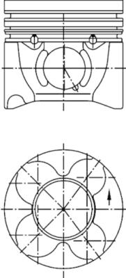 KOLBENSCHMIDT 40406600 — Piston motor