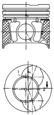 KOLBENSCHMIDT 40469600 — Piston motor