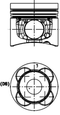 KOLBENSCHMIDT 40476600 — Piston motor