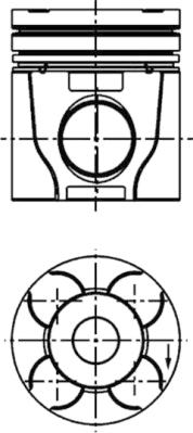KOLBENSCHMIDT 40610600 — Piston motor