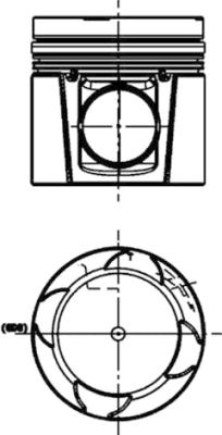 KOLBENSCHMIDT 40733600 — Поршень