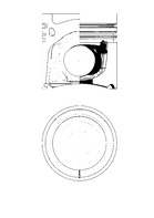 KOLBENSCHMIDT 41003600 — Piston motor