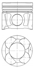 KOLBENSCHMIDT 41070600 — Piston motor