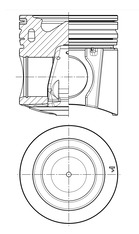 KOLBENSCHMIDT 41078600 — Piston motor