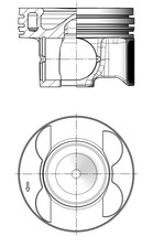 KOLBENSCHMIDT 41080600 — Поршень