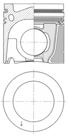KOLBENSCHMIDT 41088600 — Поршень