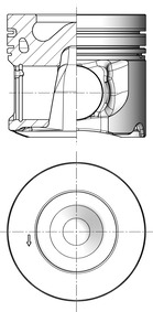 KOLBENSCHMIDT 41165600 — Поршень