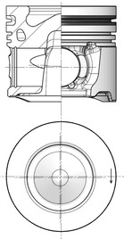 KOLBENSCHMIDT 41253600 — Поршень
