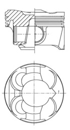 KOLBENSCHMIDT 41267600 — Поршень