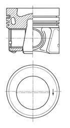 KOLBENSCHMIDT 41270600 — Поршень