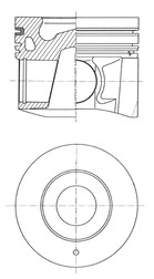 KOLBENSCHMIDT 41274600 — Piston motor