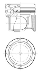 KOLBENSCHMIDT 41297600 — Piston motor