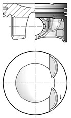 KOLBENSCHMIDT 41533600 — Поршень
