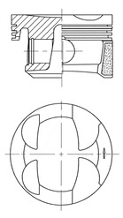 KOLBENSCHMIDT 41705600 — Поршень