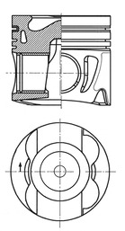 KOLBENSCHMIDT 41712600 — Поршень
