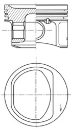 KOLBENSCHMIDT 41526600 — Поршень